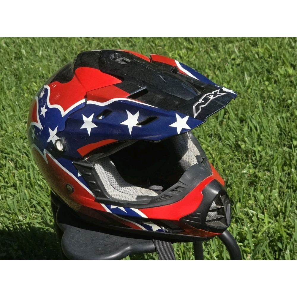 AFX BLACK RED ATV DIRT BIKE MX MOTOCROSS OFF ROAD HELMET YOUTH  XL